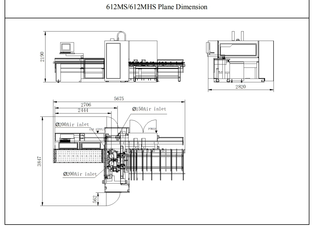 CNC 6 side drill