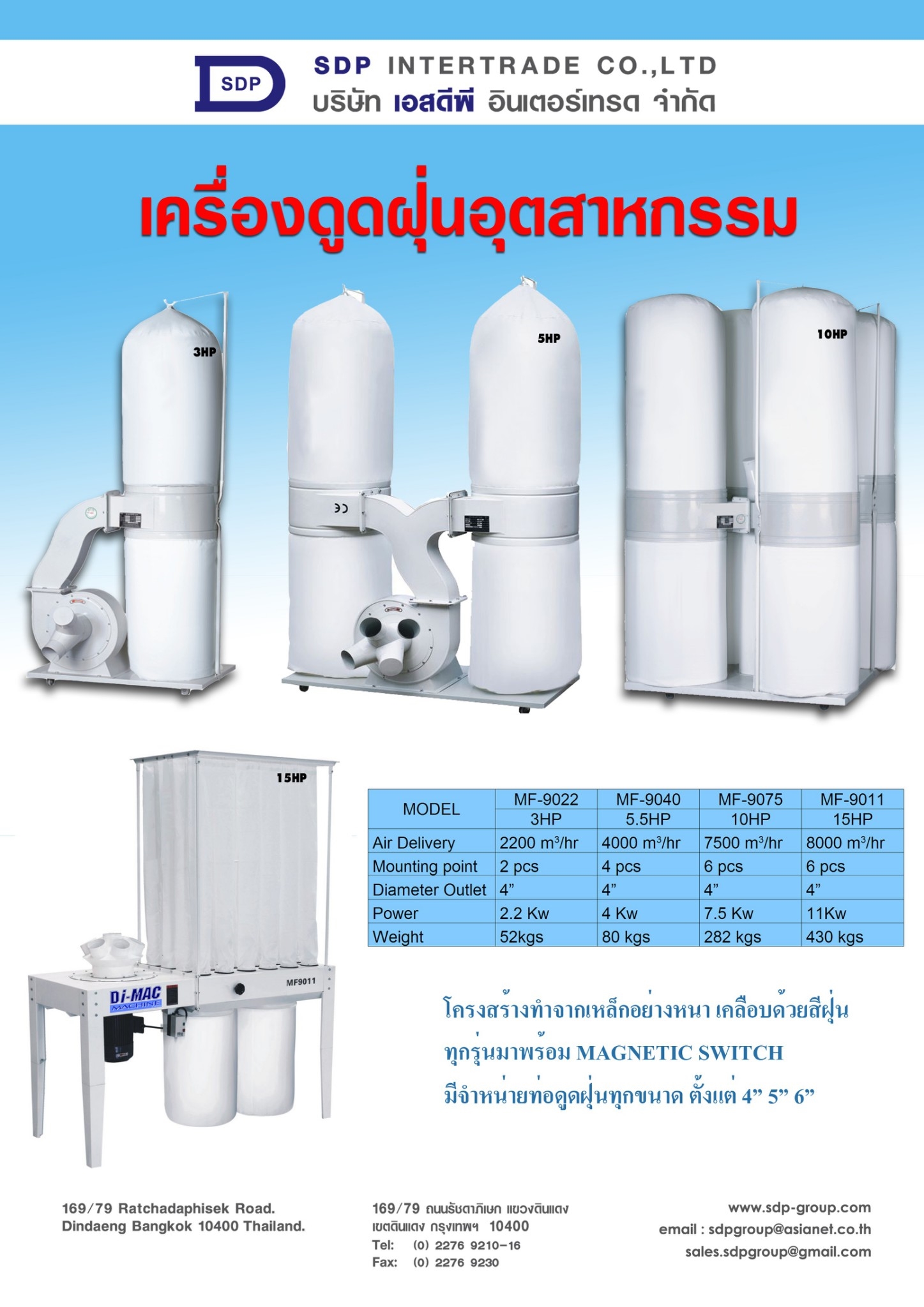 เครื่องดูดฝุ่น, เครื่องดูดฝุ่นไม้ , dust coleector, portable dust collector