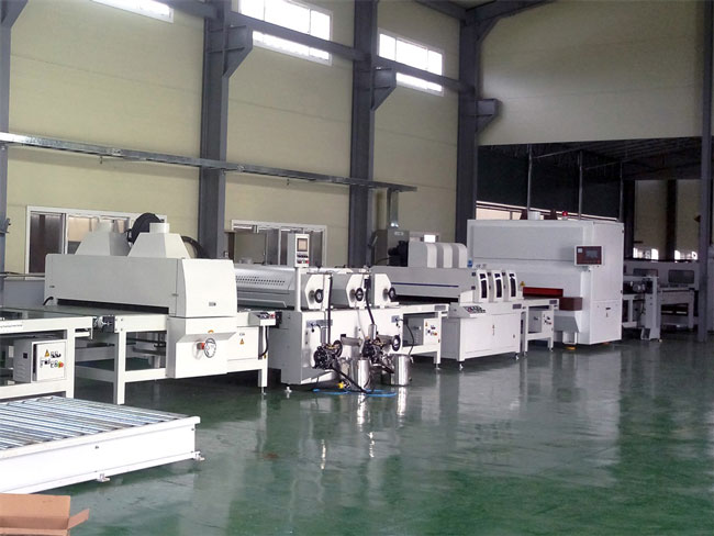 Roller coat machine, roller coating, เครื่องกลิ้งสี, เครื่องราดสี