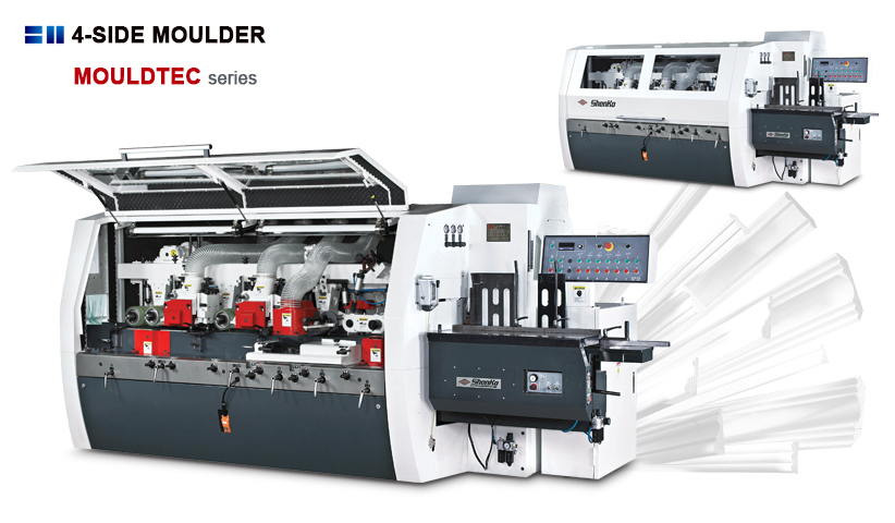 เครื่องไสไม้ , เครื่องไสสี่หน้า, Four side Moulder, 4 side moulder 